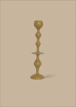 INFINITY CANDLE HOLDER - MUSTARD LARGE