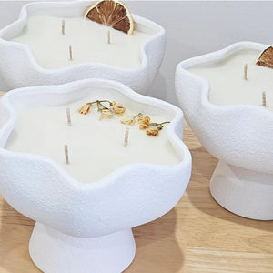 Wave Ceramic Candle