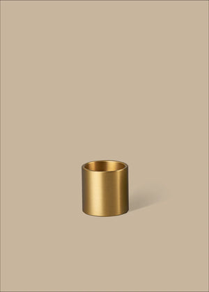 Column Brass Candle Holder