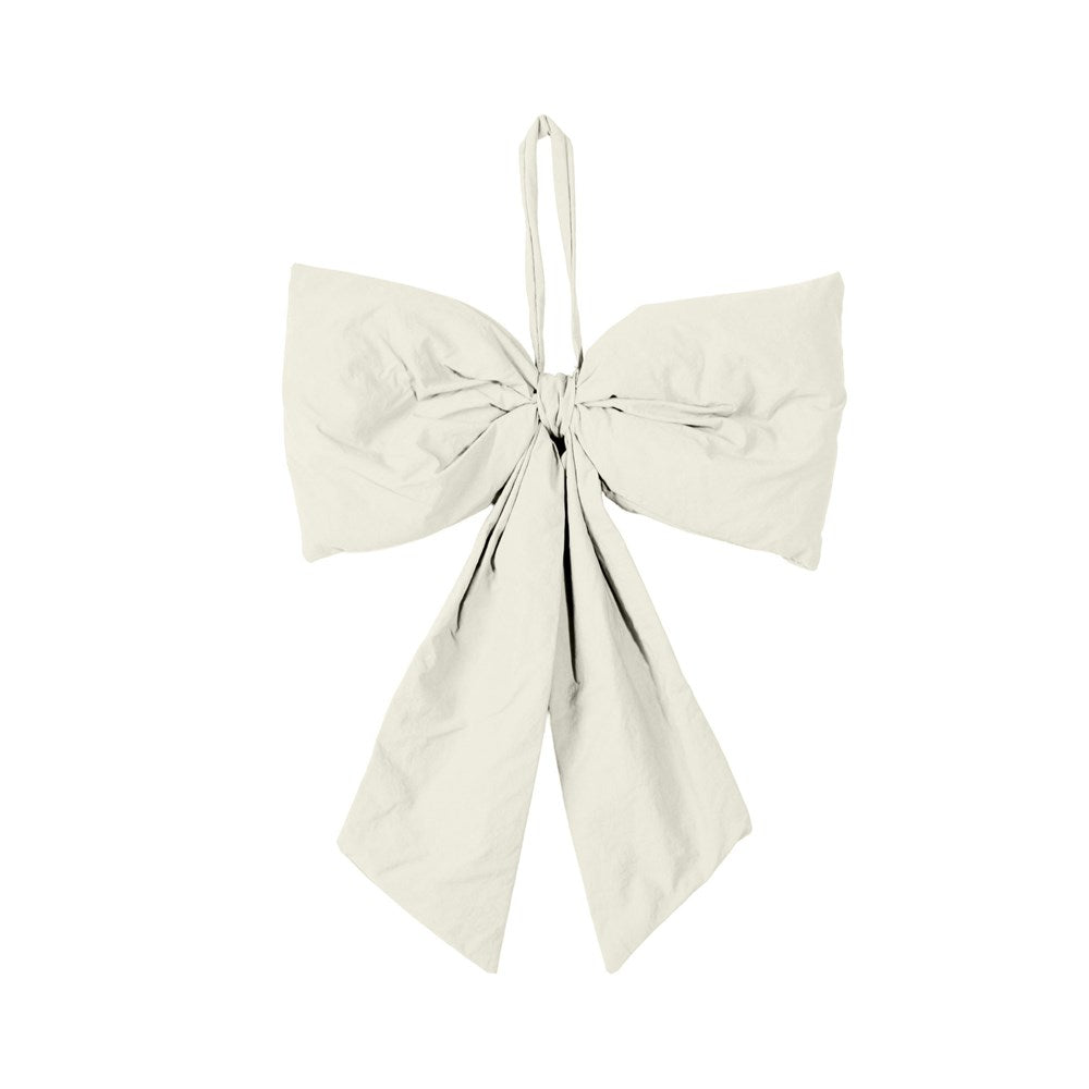 LUVA Hanging Door Bow, Medium Cream