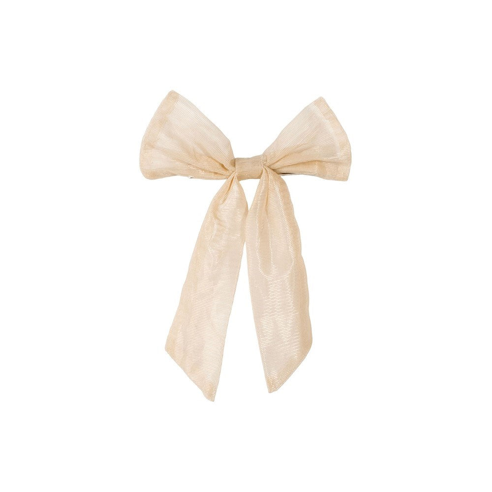 LUVA Bow w/ Tree Clip Mesh Nude