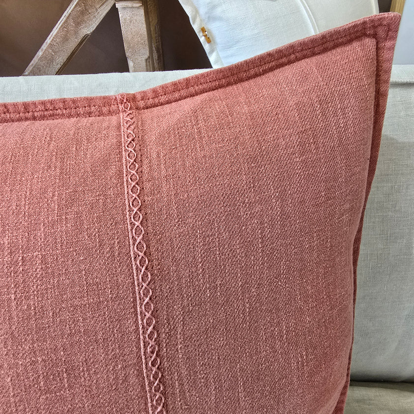 Eveleigh Stonewashed Linen Cotton Cushion