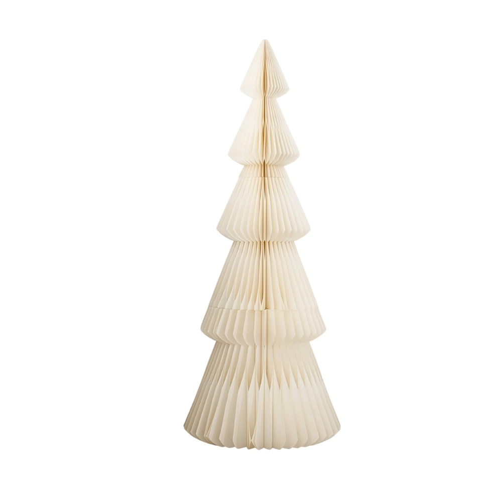 Paper Evergreen Tree Off-White 130cm