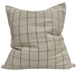 Irish Plaid Rustic Linen Cotton Cushion