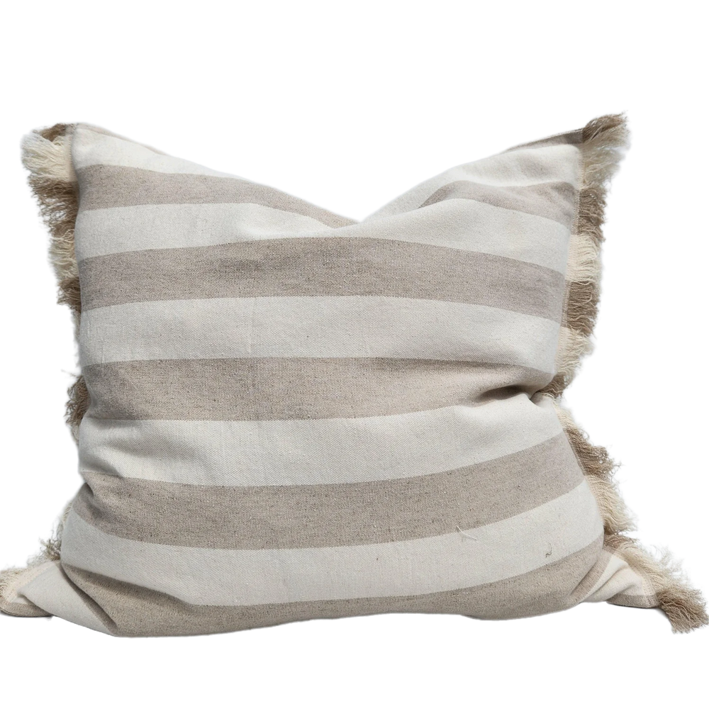 Caribbean Sea Texure Pure French Linen Cushion