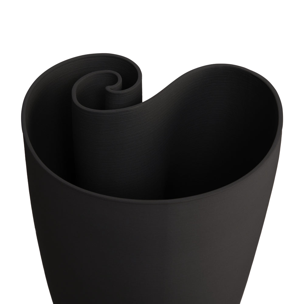 JADE Black Vase 34cm