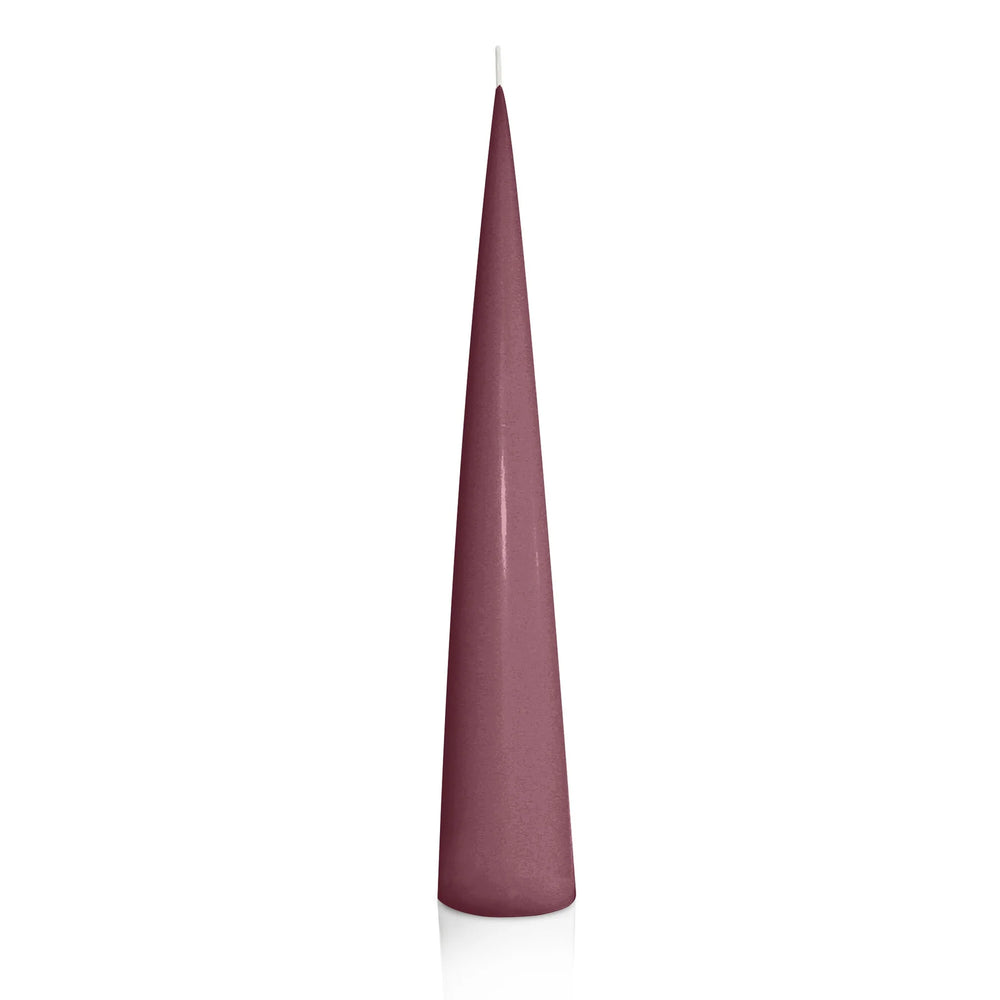 Burgundy 4.7cm x 30cm Cone Candle