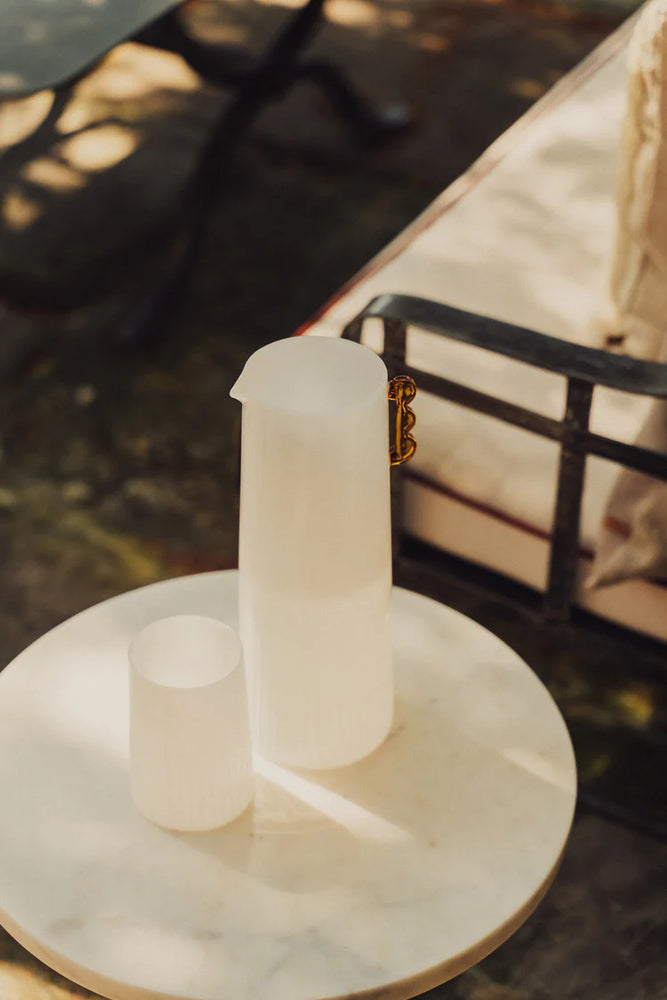 Kairos Water Glass | Opaque White | Set of 2