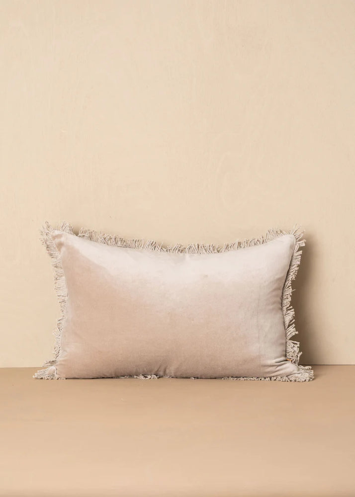SAARDE Velvet Cushion Range | Stone