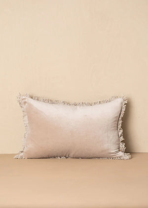 SAARDE Velvet Cushion Range | Stone