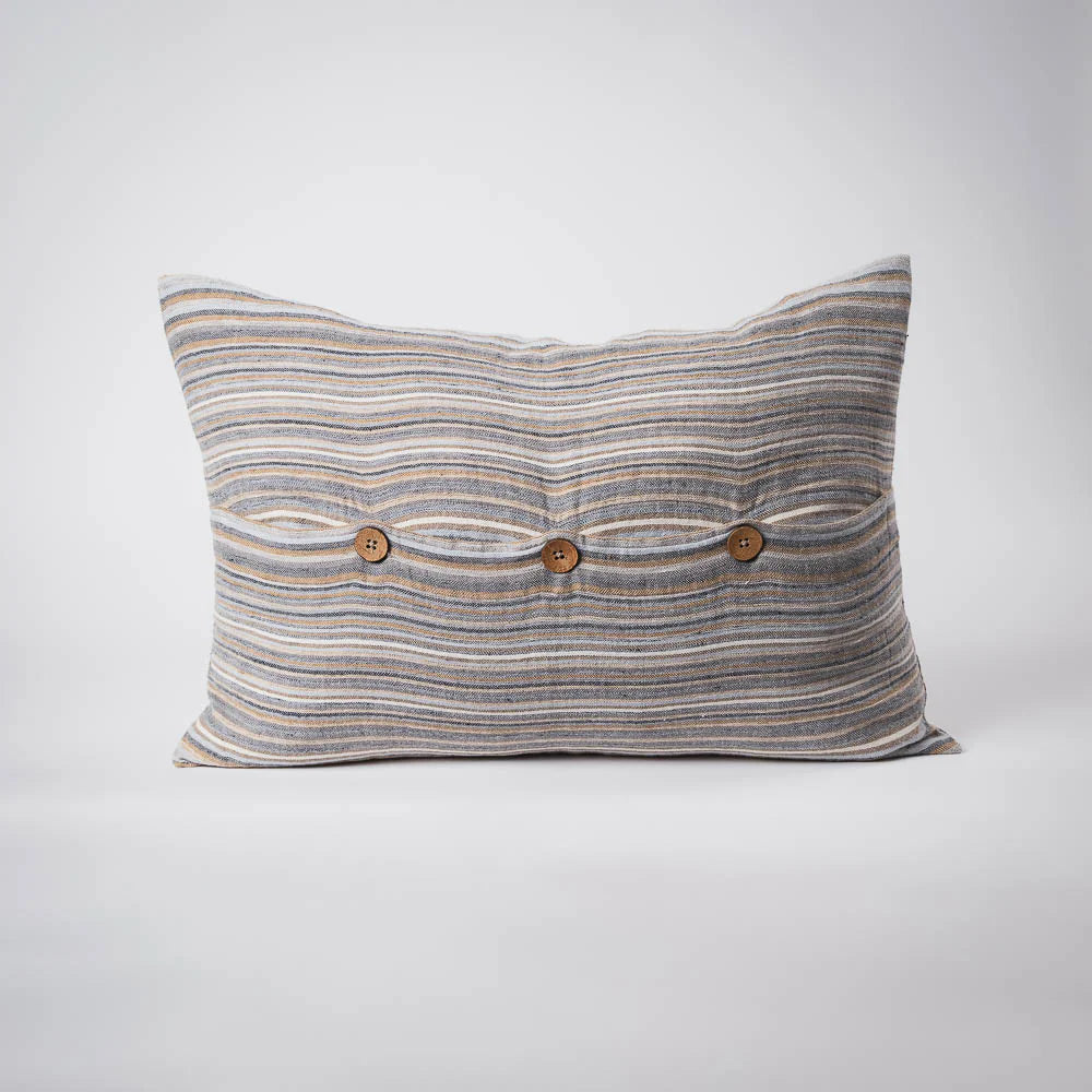 Coast Cushion - Multi Colour Stripes