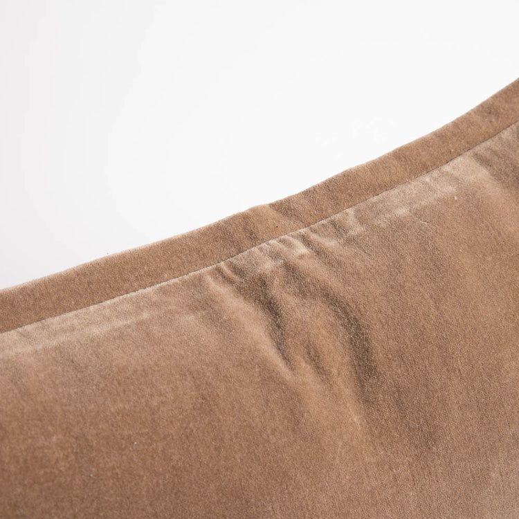 Evelyn Velvet Cushion - Natural