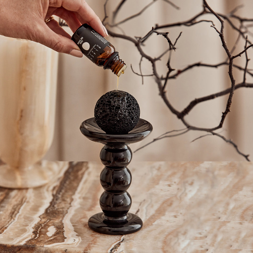 Halo Lava Rock Diffuser Set - Vetiver & Fig