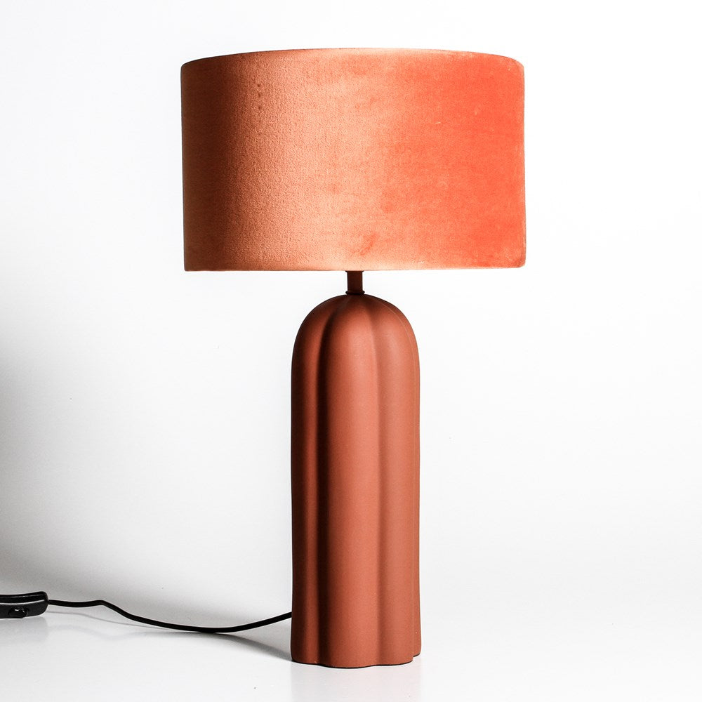 Sorrento Table Lamp - Terracotta Red
