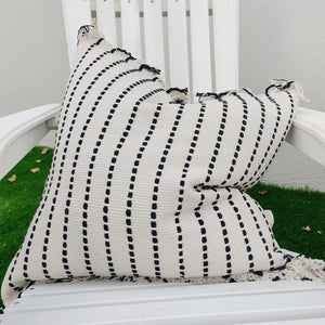 
            
                Load image into Gallery viewer, Manarola Fringe Heavyweight Cotton Texture Cushion
            
        