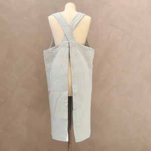 Champêtre Heavy Weight Pure French Linen Pinafore Cross Back