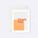 Card | Thank You Orange Square