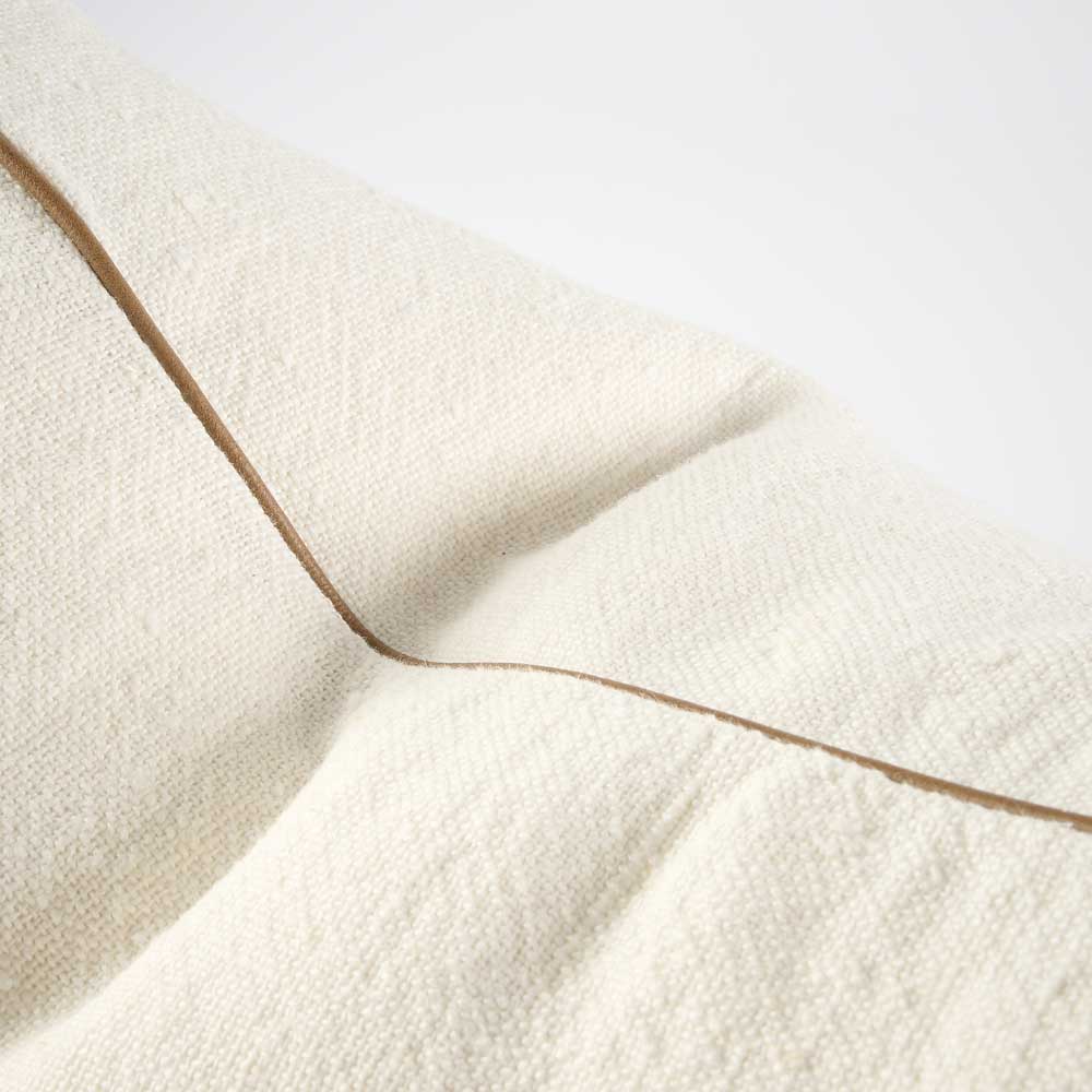 Muse Linen Cushion - White 50x50cm