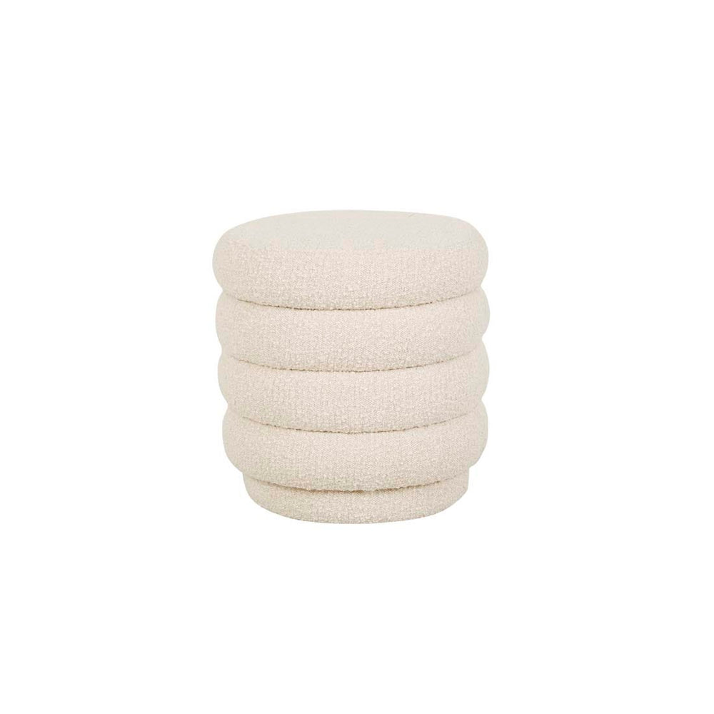 
            
                Load image into Gallery viewer, Kennedy Ribbed Round Ottoman
            
        