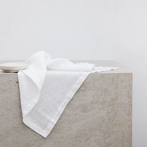 
            
                Load image into Gallery viewer, Linen Table Napkins - White
            
        