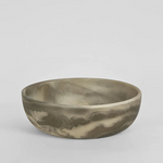 HALO SWIRL RESIN SERVING BOWL MEDIUM COCA