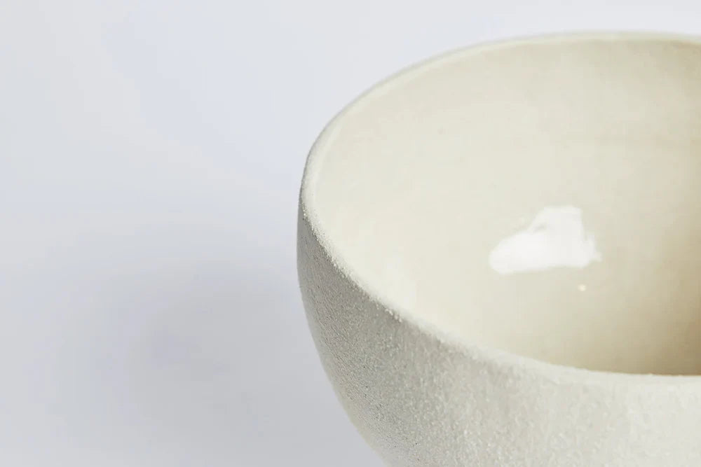 Simone Karras Vessel  XLarge White Raku