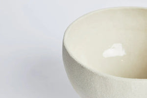 Simone Karras Baby Vessel White Raku