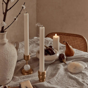 Column Pillar Candle - White