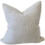 Trento Herringbone Heavyweight Pure French Linen Cushion