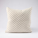 Gambit Cushion - White/Silver