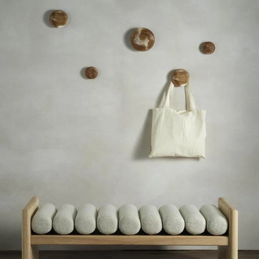 Ava Bench Seat Ivory & Natural