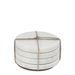 MARBLE COASTER ROUND WHITE