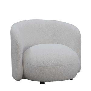 PLUME OCCASIONAL CHAIR VANILLA BOUCLE