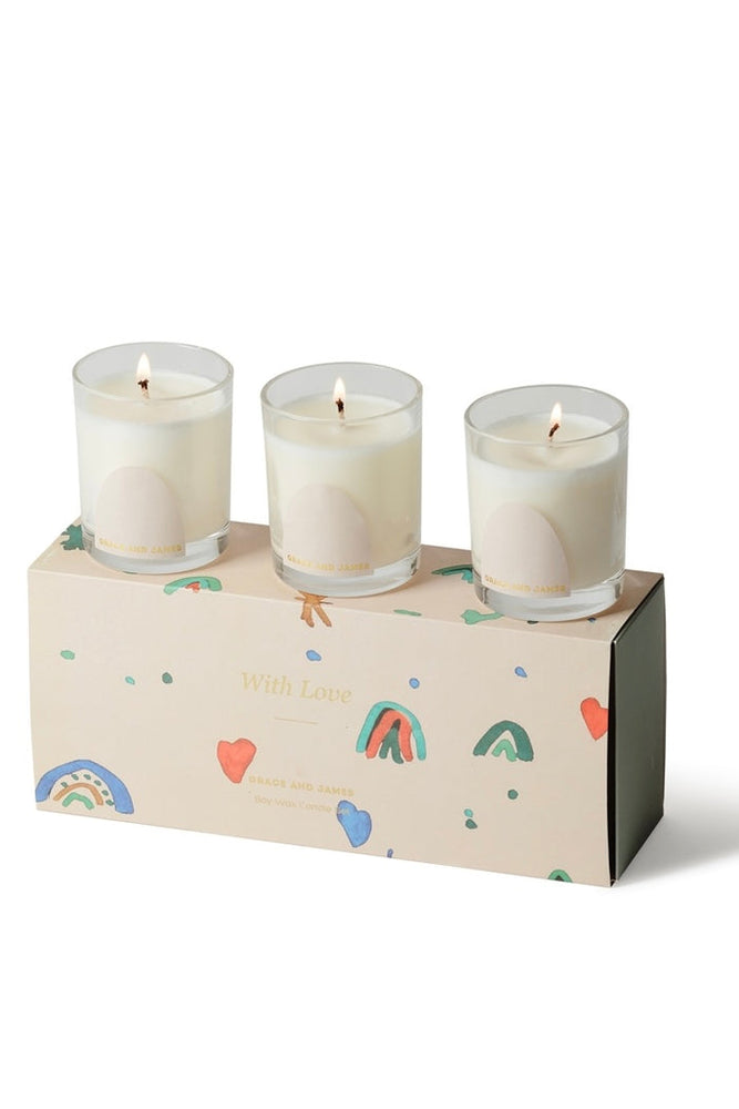 WITH LOVE TRIO CANDLE PACK