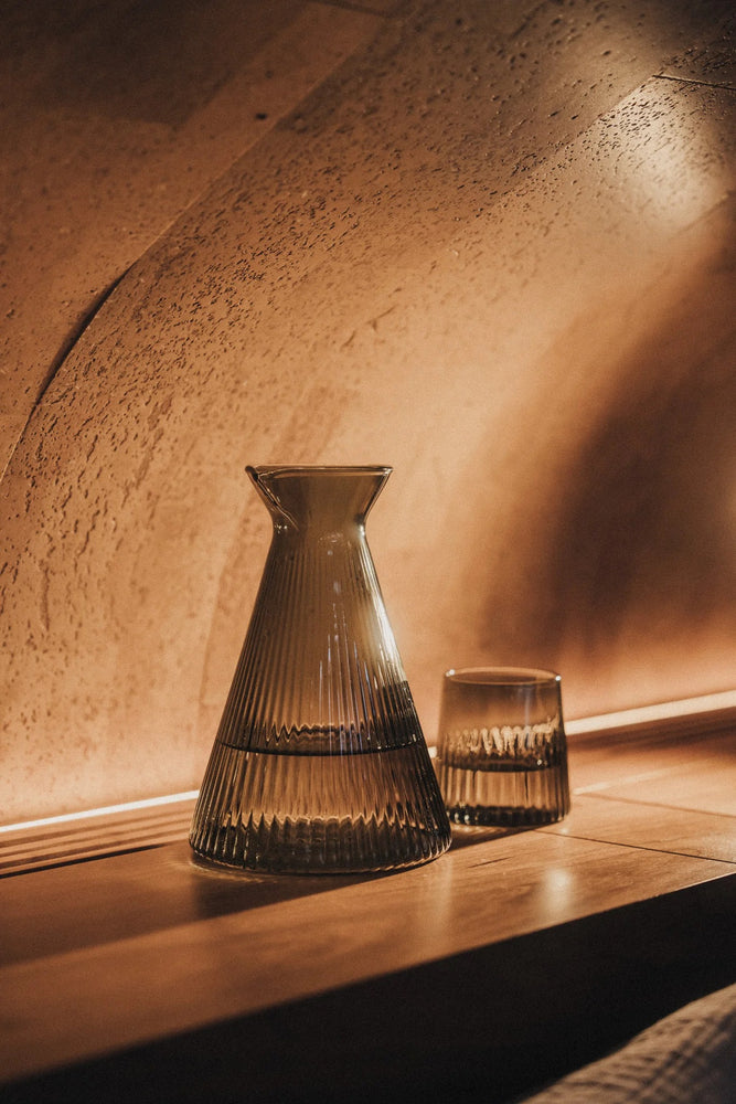 Kairos Angular Carafe | Smoke