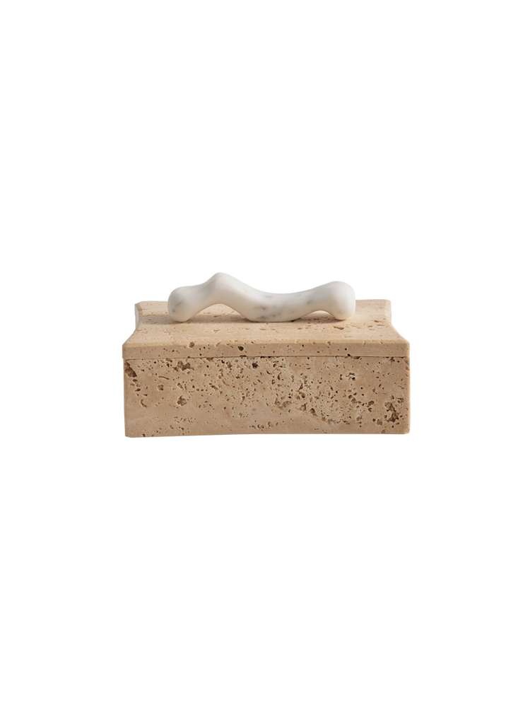 Greg Natale Stella Box Travertine & Arabescato