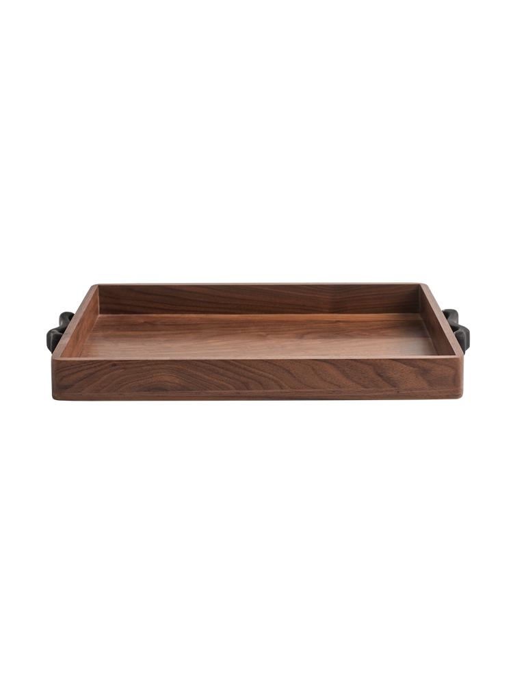 Greg Natale Terreno Tray Walnut & Nero