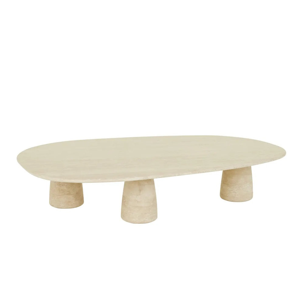 Puddle Coffee Table - Natural Travertine