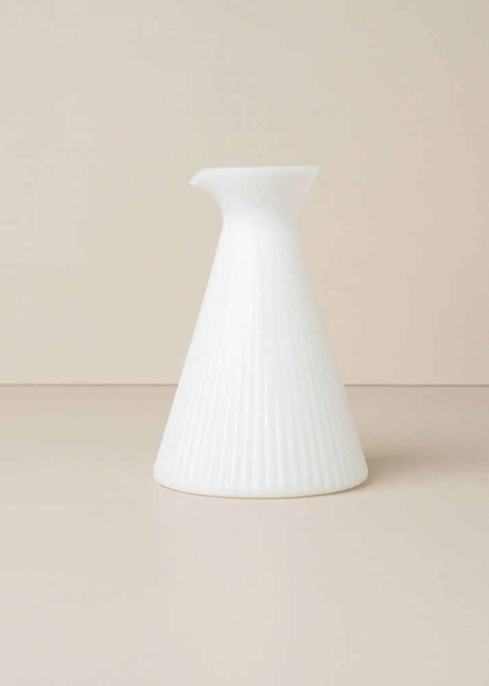 Kairos Angular Carafe | Opaque White