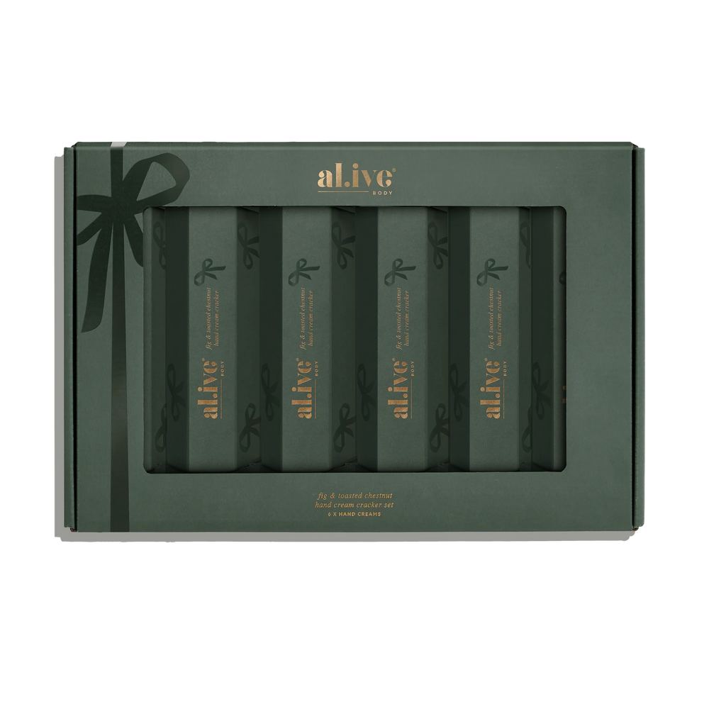 hand cream cracker set fig & toasted chestnut