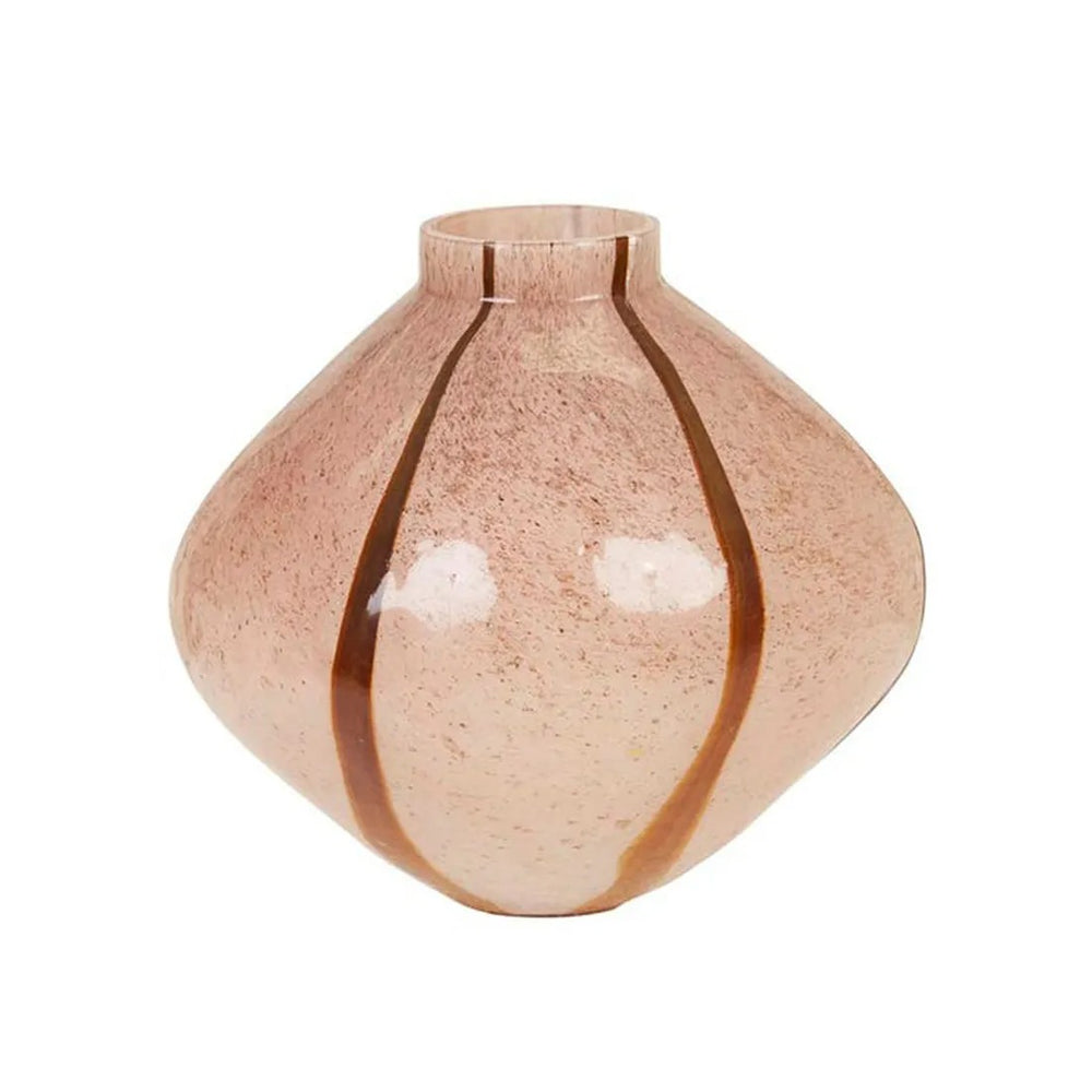 Boden Stripe Vase - Blush