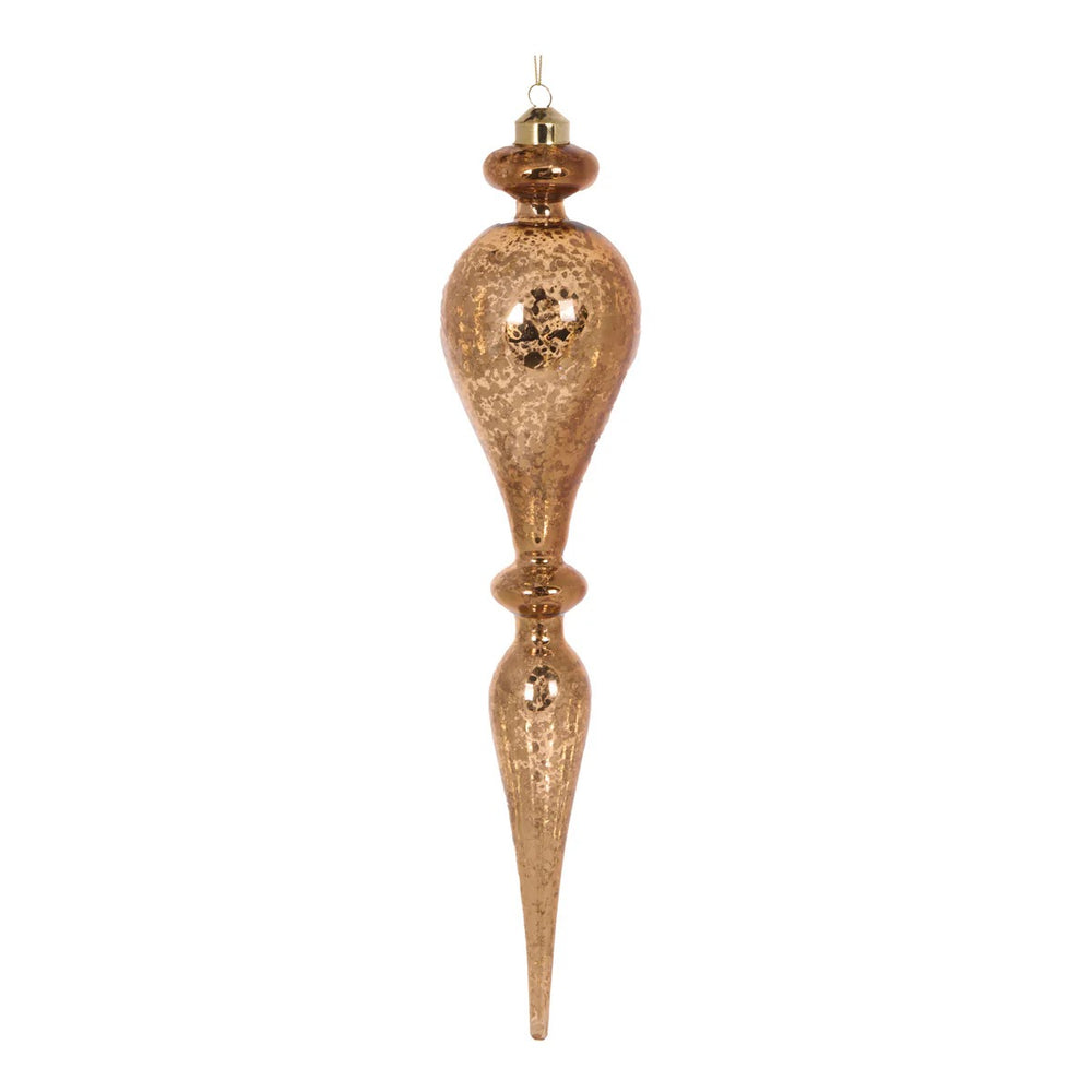 CHOCOLATE MERCURY DIAMOND FINIAL