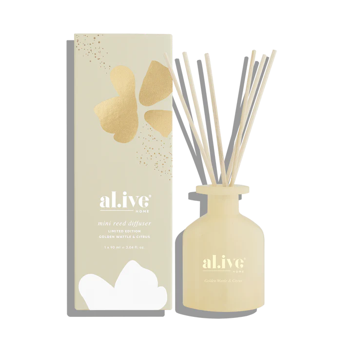 Mini Reed Diffuser - Golden Wattle & Citrus