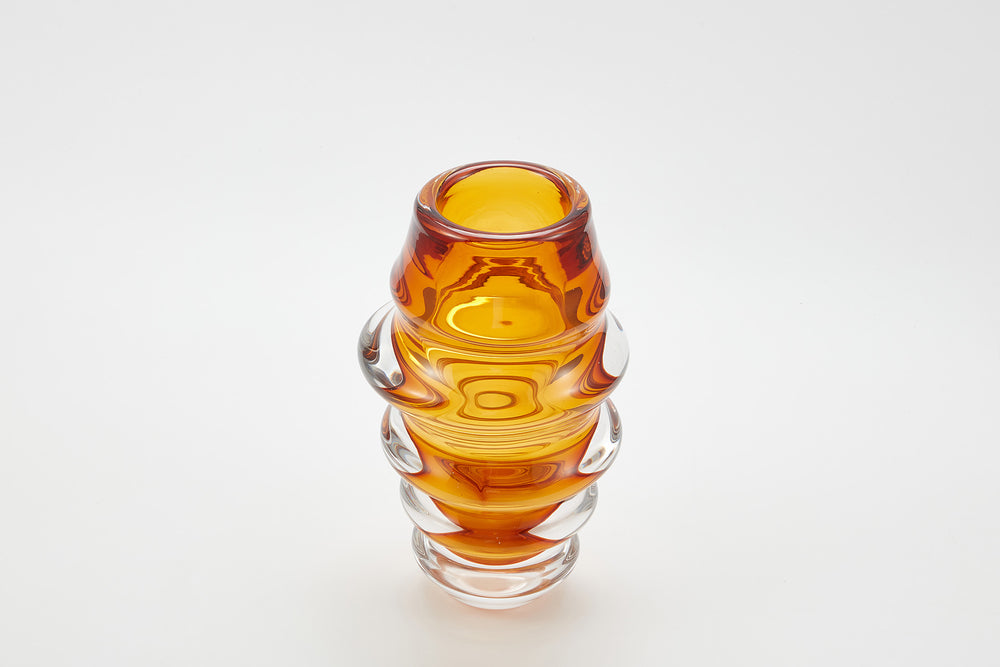 Cornet Vase Amber