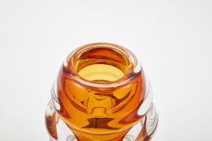 Cornet Vase Amber