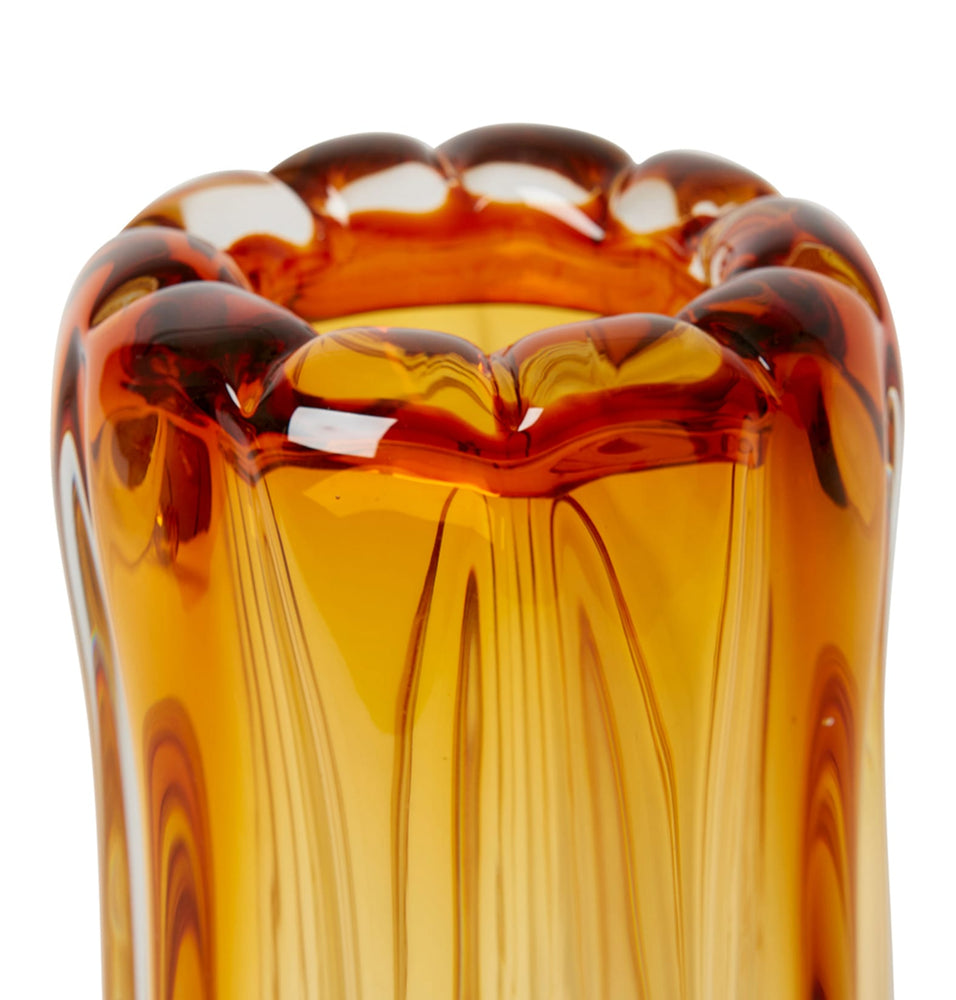 Thandie Tall Vase Amber