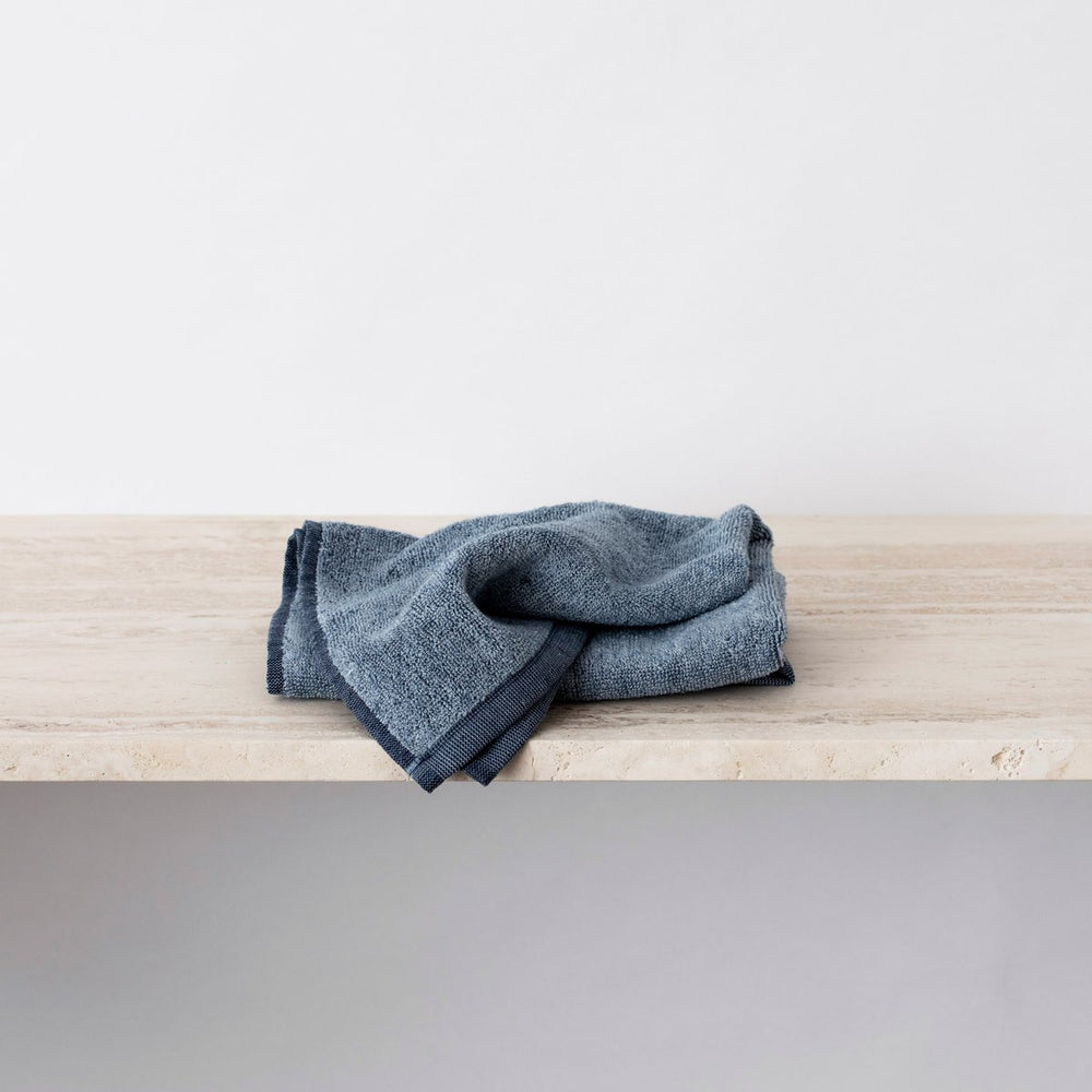 
            
                Load image into Gallery viewer, Cultiver Denim Hand Towel
            
        