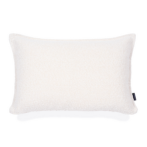 Barry Boucle Designer Milk Lumbar Cushion