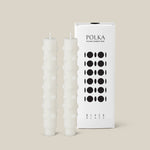 Polka Candle - White