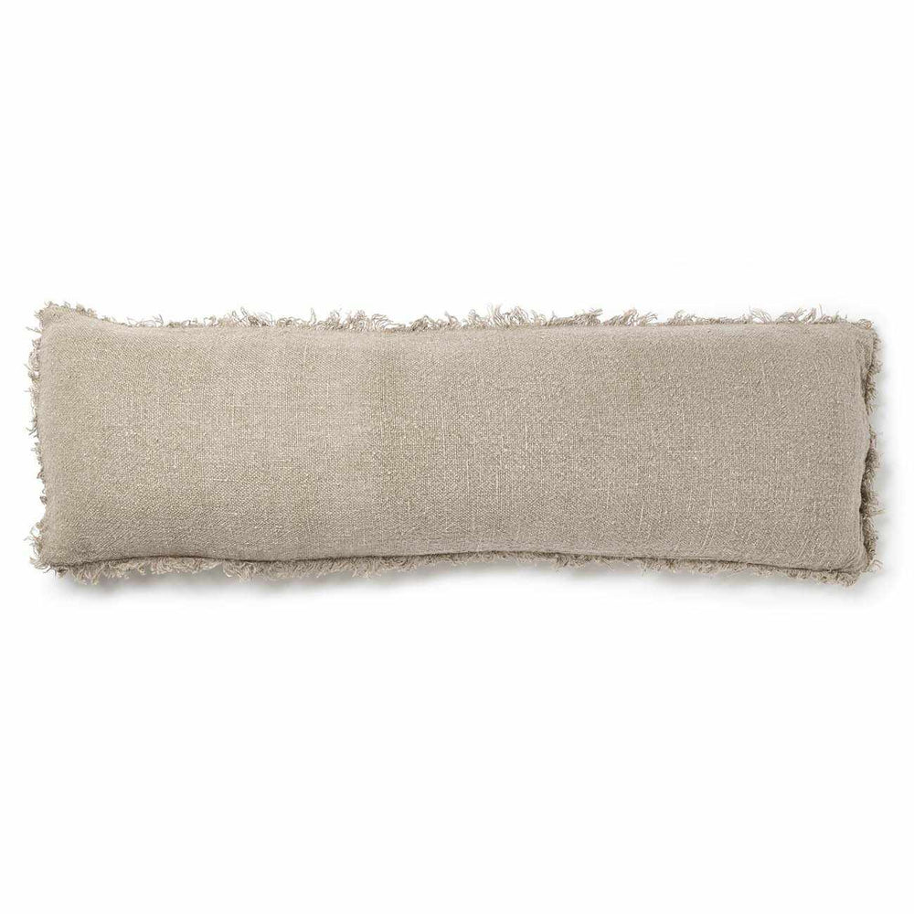 Bedouin Long Lumbar Linen Cushion - Natural